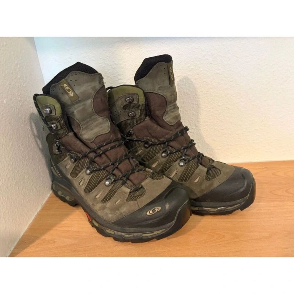 Salomon Quest 4D GTX Hiking Backpacking Boots Men's US 8.5 EUC